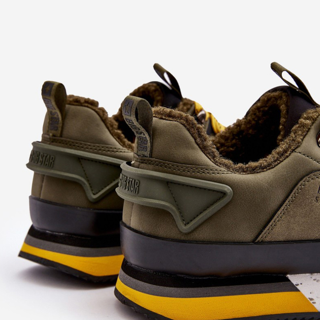 Zimowe Buty trekkingowe męskie Big Star MM174109 44 Khaki (5900714685287) - obraz 5