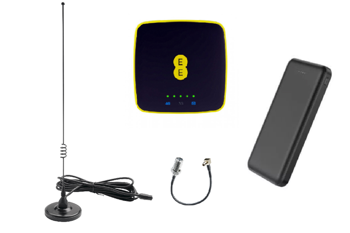 4G WiFi модем Alcatel EE40 + автомобильная антенна 10 дБ + Powerbank ...