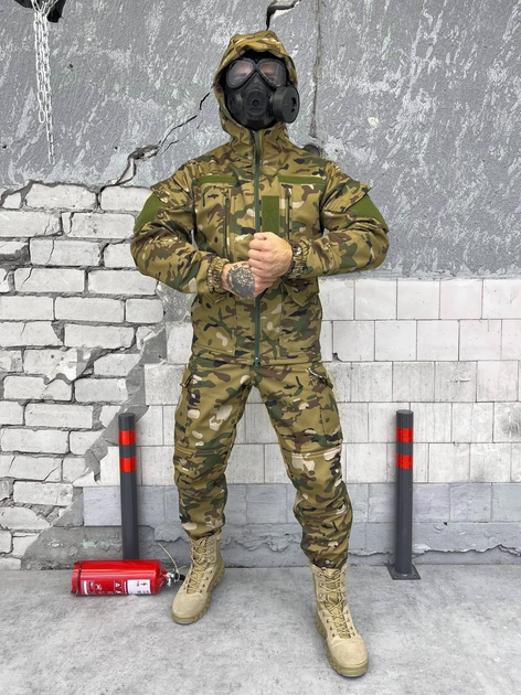 Тактичний зимовий військовий комплект Hydra ( Куртка + Штани ), Камуфляж: Мультикам, Розмір: M - зображення 1