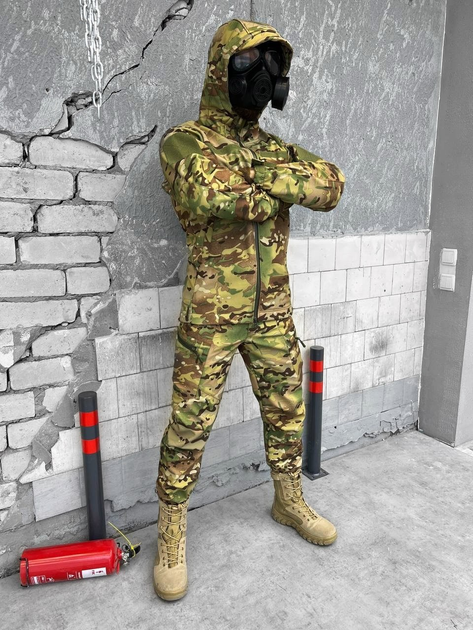 Тактический теплый военный комплект Texpl ( Куртка + Штаны ), Камуфляж: Мультикам, Размер: S - изображение 2
