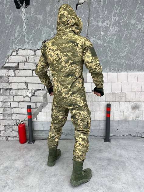 Тактический теплый военный комплект Squad ( Куртка + Штаны ), Камуфляж: Пиксель ВСУ, Размер: XXL - изображение 2
