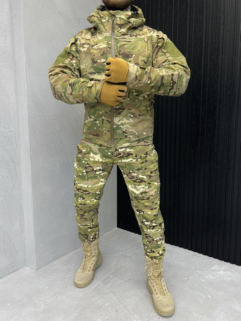 Тактичний теплий військовий комплект Rehub ( Куртка + Штани ), Камуфляж: Мультикам, Розмір: M - зображення 1