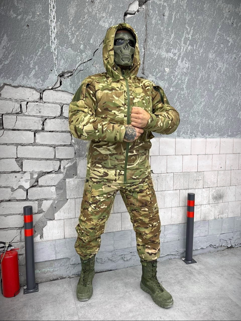 Тактичний теплий зимовий військовий комплект Majest ( Куртка + Штани ), Камуфляж: Мультикам, Розмір: XL - зображення 1