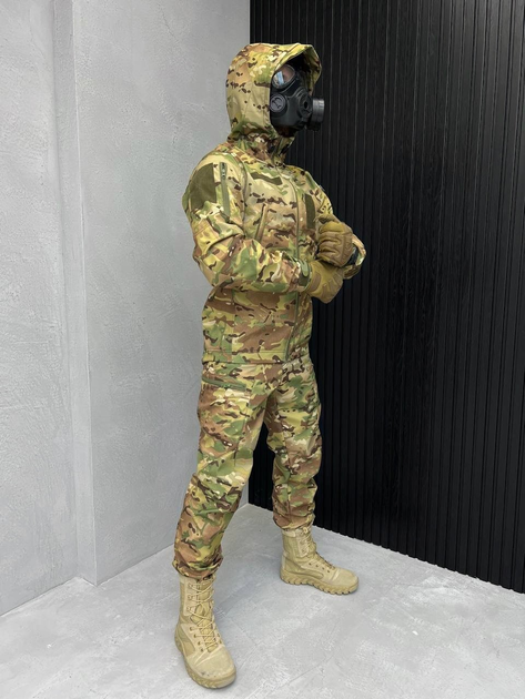 Тактический теплый военный комплект Pixar ( Куртка + Штаны ), Камуфляж: Мультикам, Размер: M - изображение 2