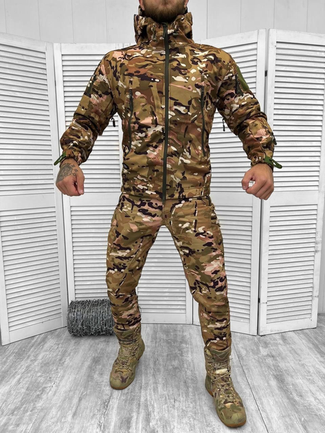 Тактичний теплий військовий комплект Legenda ( Куртка + Штани ), Камуфляж: Мультикам, Розмір: XXL - зображення 1