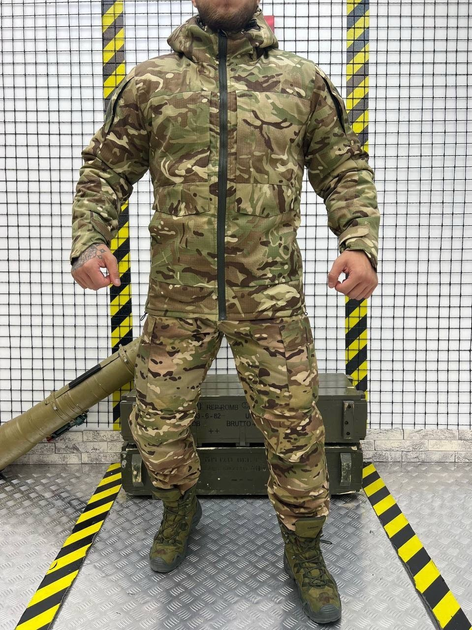 Тактичний теплий зимовий військовий комплект Mission ( Куртка + Штани ), Камуфляж: Мультикам, Розмір: S - зображення 1