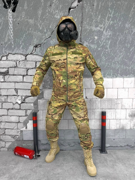 Тактичний теплий військовий комплект Fovard ( Куртка + Штани ), Камуфляж: Мультикам, Розмір: M - зображення 1