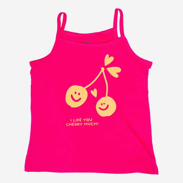 Koszulka na ramiączkach dziecięca dla dziewczynki OVS 1804455 116 cm Różowa (8056781110690) - obraz 1