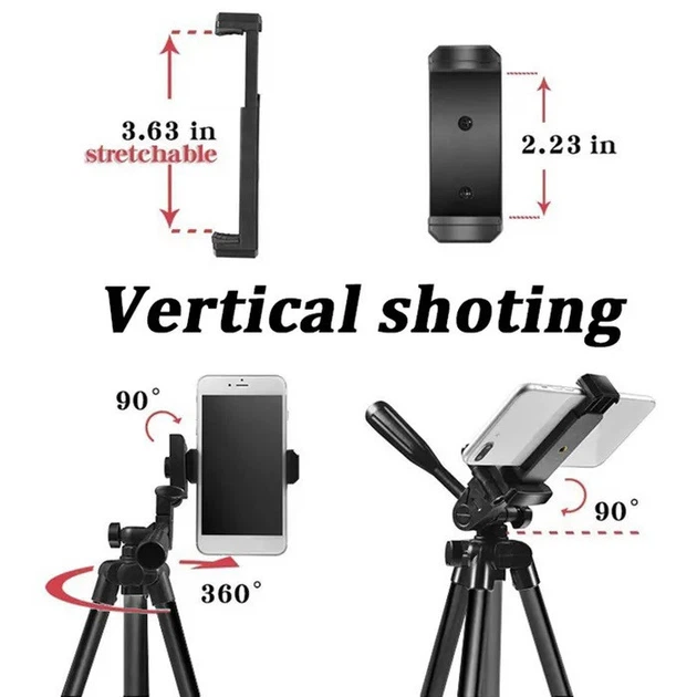 Стойка для видеокамеры Tripod, Штатив для съемки с телефона и камеры Професиональный штатив камеры HL-95 - Фото 9 Стойка для видеокамеры Tripod, Штатив для съемки с телефона и камеры Професиональный штатив камеры HL-95 - изображение 9