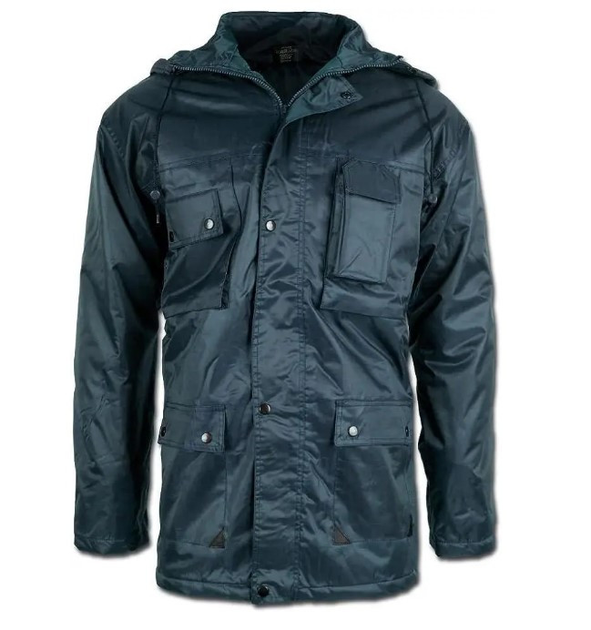 Куртка парка тактична з капюшоном Mil-Tec Dubon Dark Navy Blue 10150003-М - зображення 1