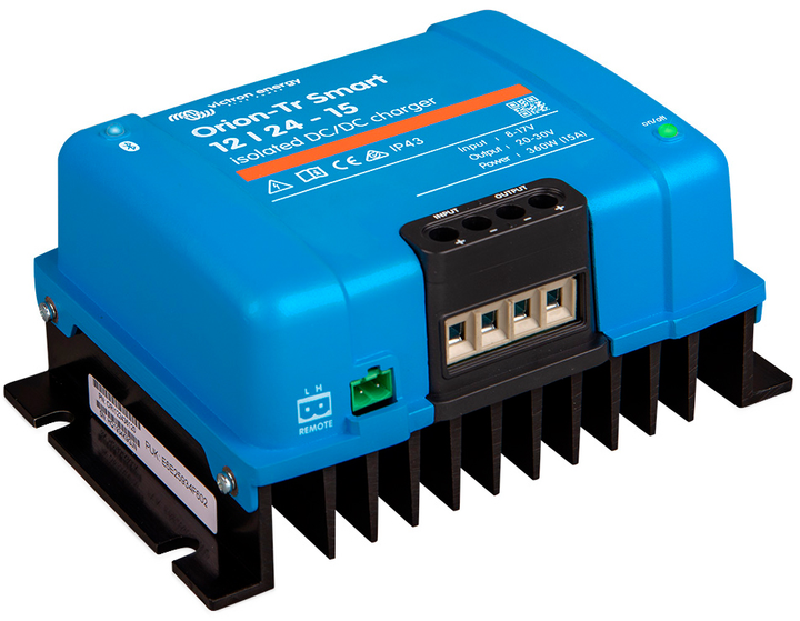 Konwerter samochodowy Victron Energy Orion-Tr Smart 360W 12/24-15A DC-DC izolowany (8719076047704) - obraz 3