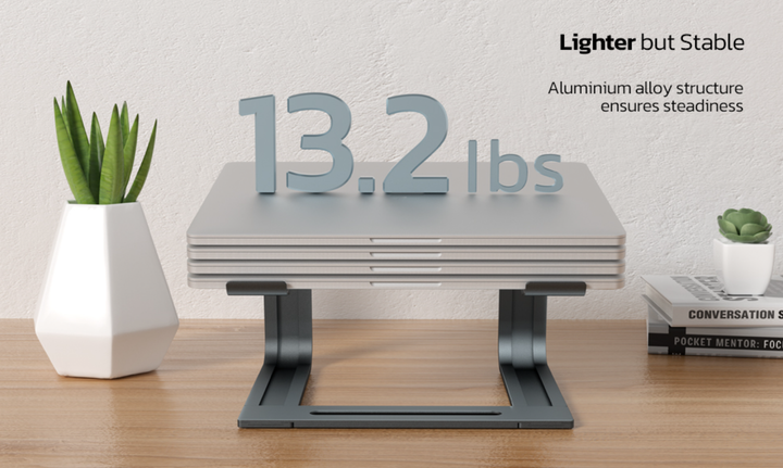 Підставка для ноутбука VHG LS13 складана Laptop Stand Portable Grey - изображение 7