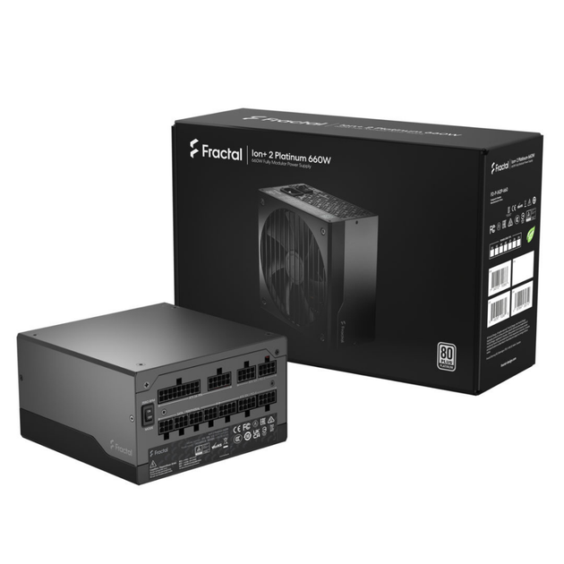 Блок питания Fractal Design Ion+2 Platinum 660W компьютерный 660Вт - Фото 6 Блок питания Fractal Design Ion+2 Platinum 660W компьютерный 660Вт - изображение 6