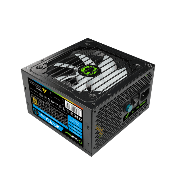 Блок питания GameMax VP-700-RGB 120мм/700Вт с подсветкой Черный - Фото 3 Блок питания GameMax VP-700-RGB 120мм/700Вт с подсветкой Черный - изображение 3