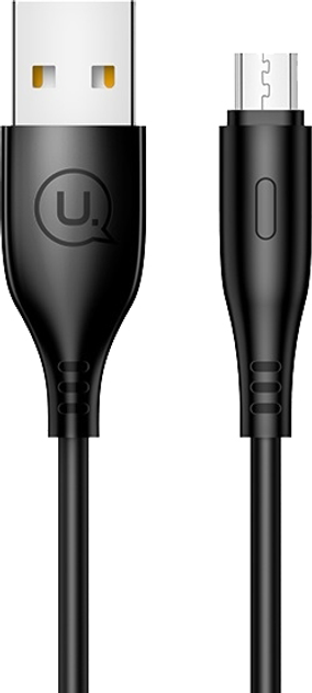 Kabel Usams U18 US-SJ268 USB - microUSB 1 m czarny (6958444962023) - obraz 1