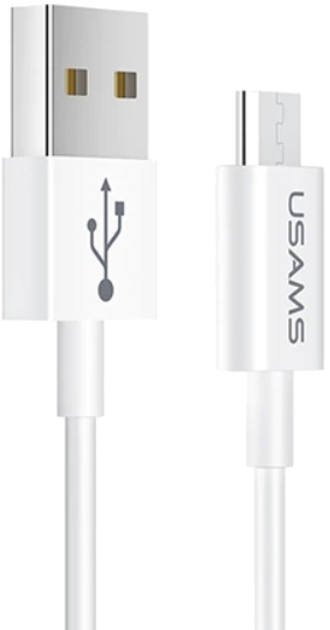 Kabel Usams U23 US-SJ284 USB - microUSB 1 m biały (6958444962863) - obraz 1