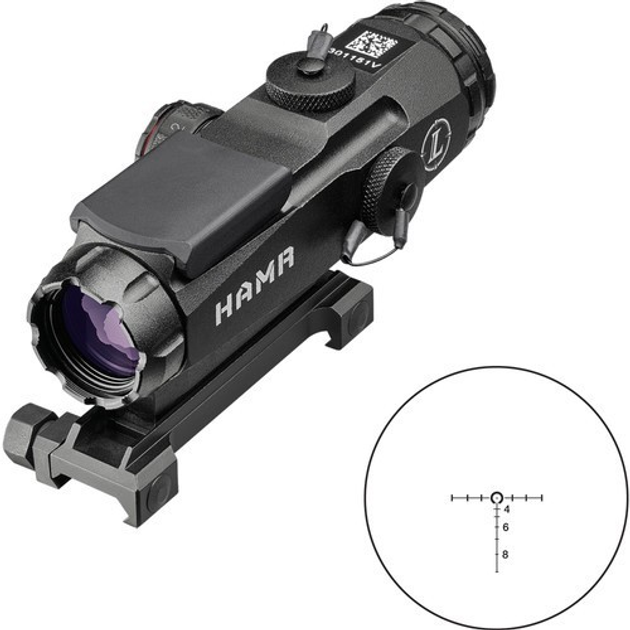 Оптичний приціл Leupold Mark4 Hamr 4x24mm Illuminated CM-R2 - зображення 1