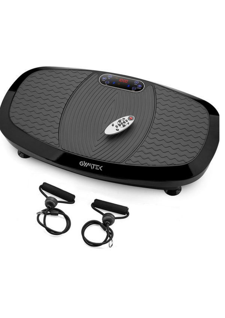 Виброплатформа 3D Gymtek XP750 Intense Black (2 мотора) до 180 кг + Эспандеры и Bluetooth - изображение 3