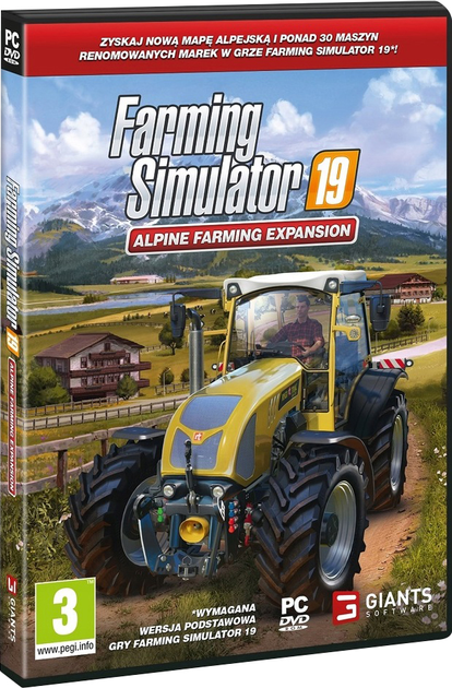 Гра PC Farming simulator 19 alpine farming expansion (Електронний ключ) (4064635100074) - зображення 1