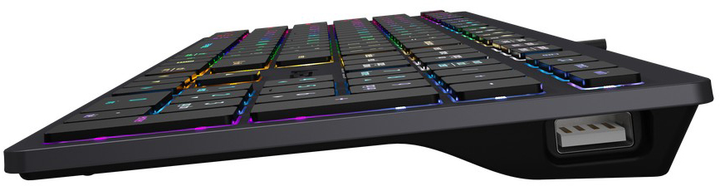 Клавіатура дротова A4Tech FX60H USB Grey Neon backlit (A4TKLA47126) - зображення 6