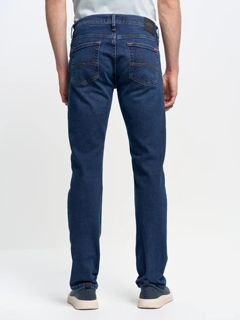 Jeansy slim fit męskie Big Star 110263 401 W36L32 Niebieskie (5901437838240) - obraz 2