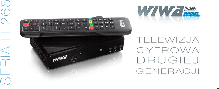 Tuner cyfrowy dekoder telewizji naziemnej WIWA DVB-T/T2 H.265 LITE 2790Z (5907678819505) - obraz 7