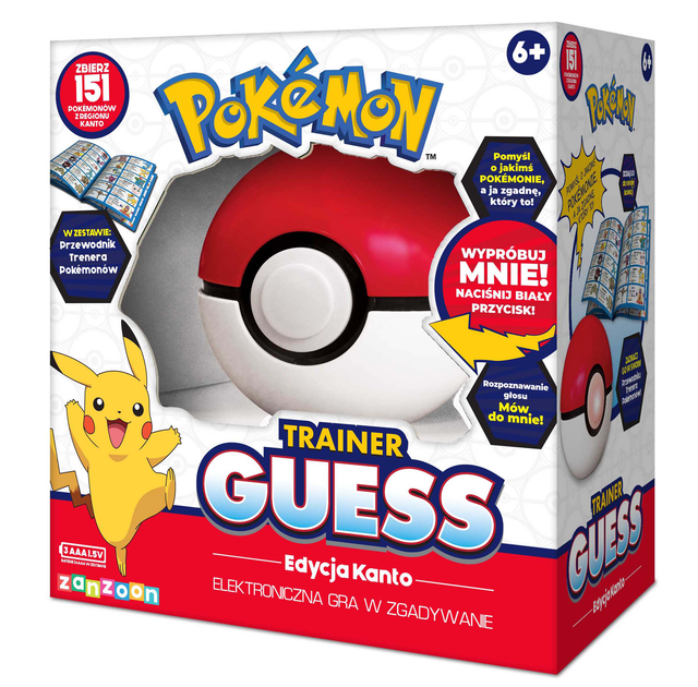 Zestaw gier Zanzoon Gra Trainer Guess Kanto Pokemon 1 szt (5907486765889) - obraz 2