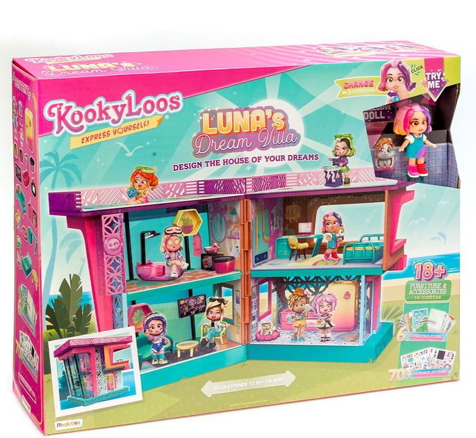 Zestaw gier Magic Box Domek Luna Dream Villa z figurką Luny 1 szt (8431618018521) - obraz 2