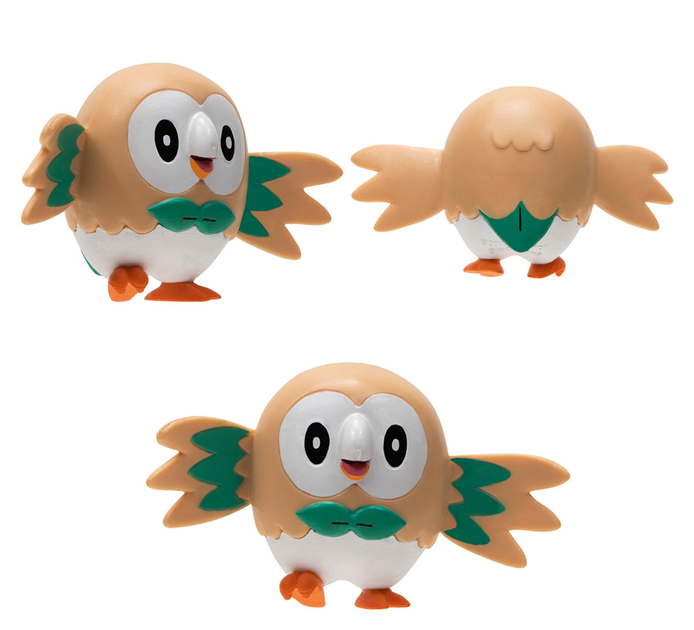 Ігровий набір Jazwares Гра Rowlet проти Rockruff Surprise Attack Pokemon з фігурками 1 шт (191726426363) - зображення 7