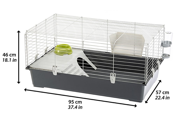 Klatka dla królików Ferplast Rabbit 100 (x1)(8010690101590) - obraz 3