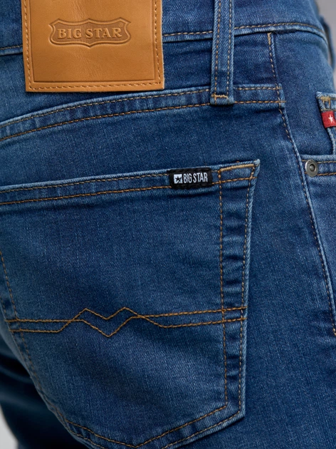 Jeansy slim fit męskie Big Star Terry 499 W40-L30 Niebieskie (5901437950973) - obraz 4