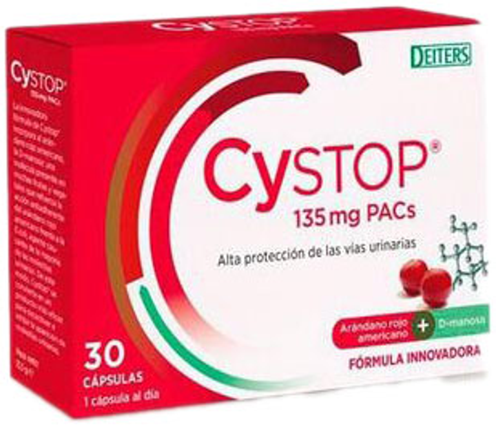 Пробіотики Deiters Cystop 30 капсул (8430022004816) - зображення 1