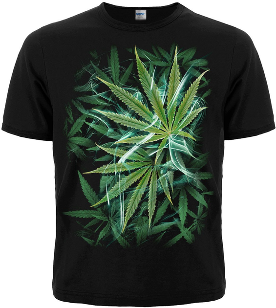 Футболка Rockway Smoky Cannabis Чорний, Размер L от продавца: Metal ...