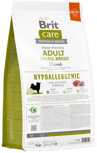 Корм для собак малих порід Brit Care Dog Hypoallergenic Adult Small ...