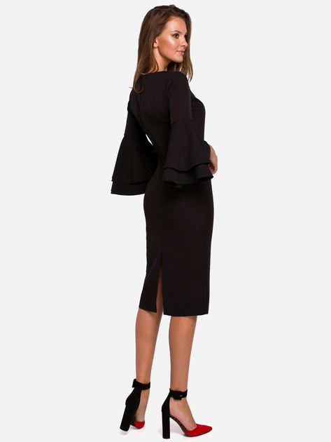Сукня жіноча Makover K002 S Чорна (5903068457210) - зображення 2