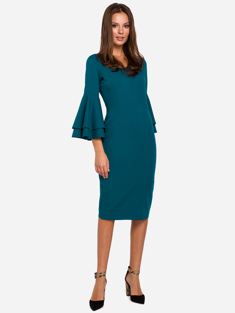 Сукня жіноча Makover K002 XXL Синя (5903068457333) - зображення 1