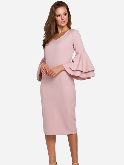 Сукня жіноча Makover K002 S Рожева (5903068457364) - зображення 1
