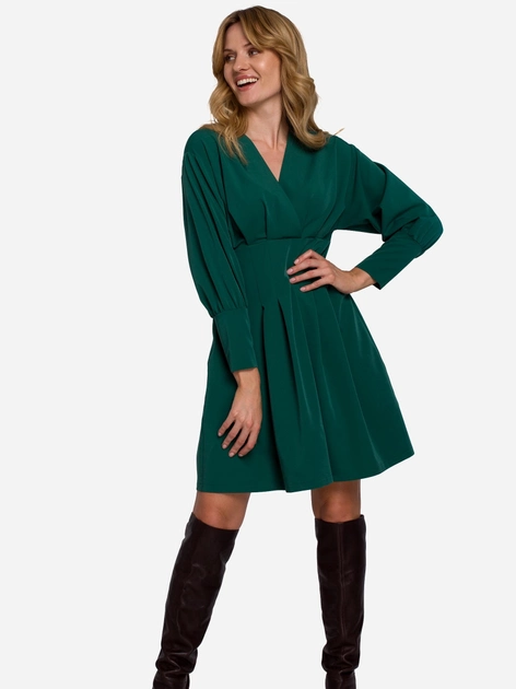 Сукня жіноча Makover K087 L Зелена (5903068497025) - зображення 1