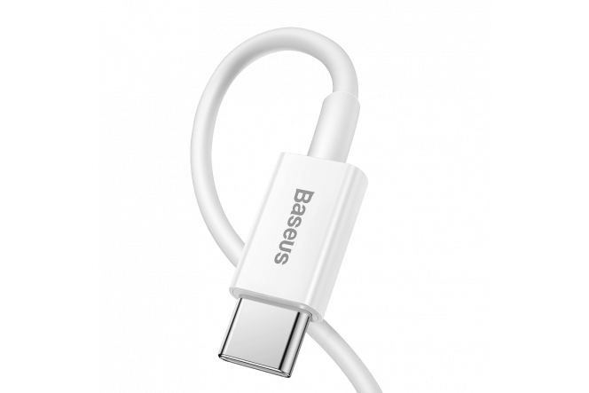 Кабель зарядный Type-C-Lightning Baseus Superior Series Fast Charging PD 20W 2m White (CATLYS-C02) - изображение 3