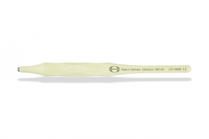 Ручка для зеркала HAHNENKRATT из ERGOform 134°C из стеклопластика, пастельно желтая. - изображение 1