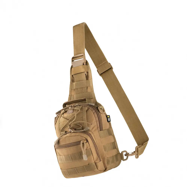 Тактична сумка слінг-підсумок укріплена чоловіча сумка рюкзак тактичний з кордури. - зображення 1