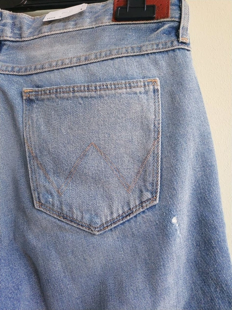 Джинси Wrangler Boyfriend W27MGF128 29/34 Блакитний - зображення 8