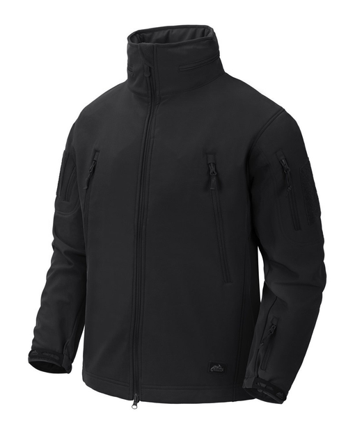 Куртка SoftShell Helikon-Tex Gunfighter SharkSkin Black L - зображення 1