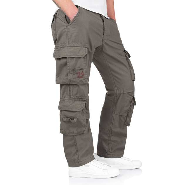 Брюки Surplus Raw Vintage SURPLUS AIRBORNE TROUSERS SLIMMY Olive L (05-3603-01) - изображение 2