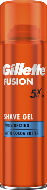 Żel do golenia Gillette Fusion Nawilżający 200 ml (7702018465156) - obraz 1