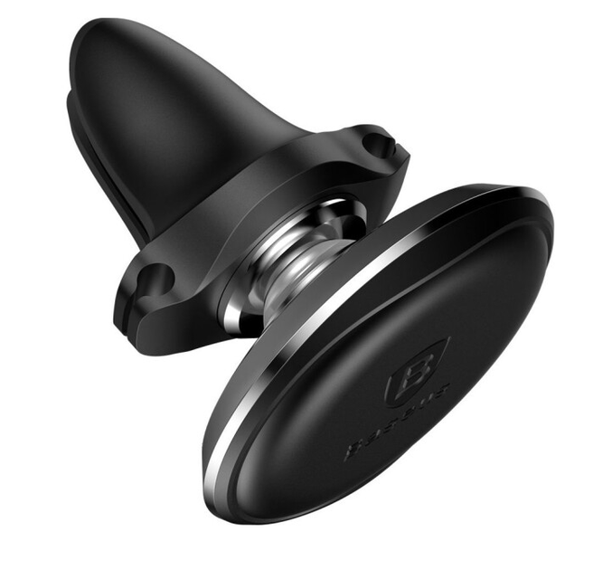 Автоутримувач Baseus Magnetic Air Vent Car (SUGX020001) чорний - зображення 3