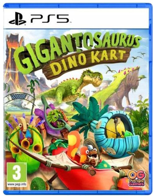 Гра PS5 Gigantosaurus (gigantozaur): dino kart (Blu-ray диск) (5060528039154) - зображення 1