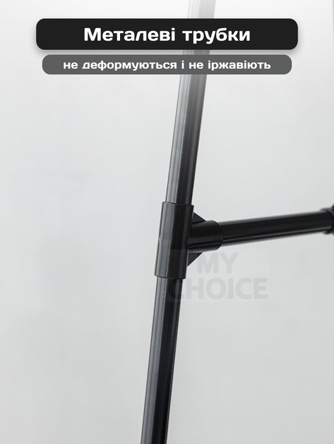 Стійка вішалка пересувна для одягу з полицею для взуття The New Coat Rack 365 CR на коліщатках - зображення 6