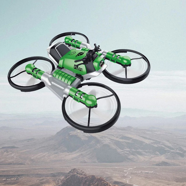 Квадрокоптер - мотоцикл на радиоуправлении 2в1 AToys Motodrone WiFi с ...