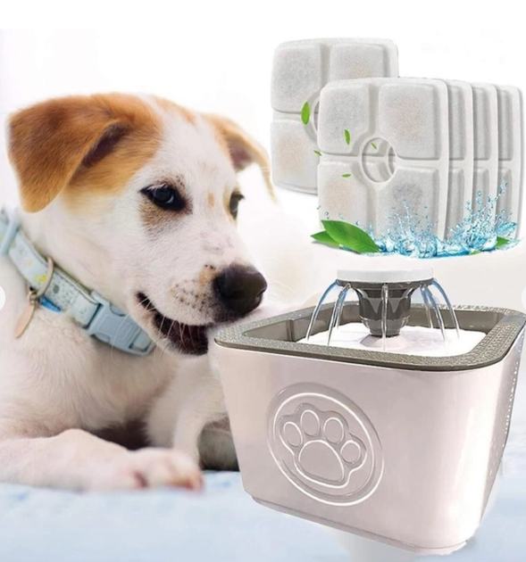 Автопоилка Автоматическая поилка фонтан для собак и кошек Pet Water FOUNTAIN - изображение 3